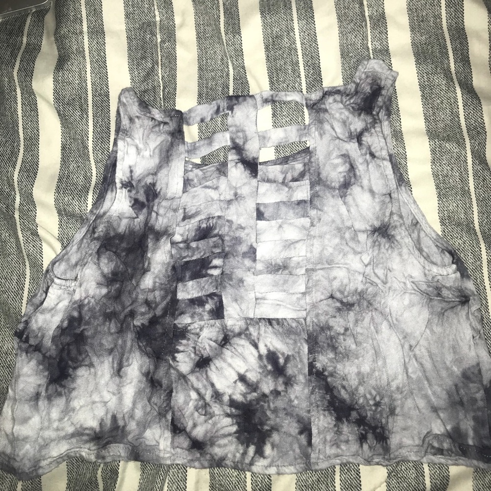 Tie dye cropped top